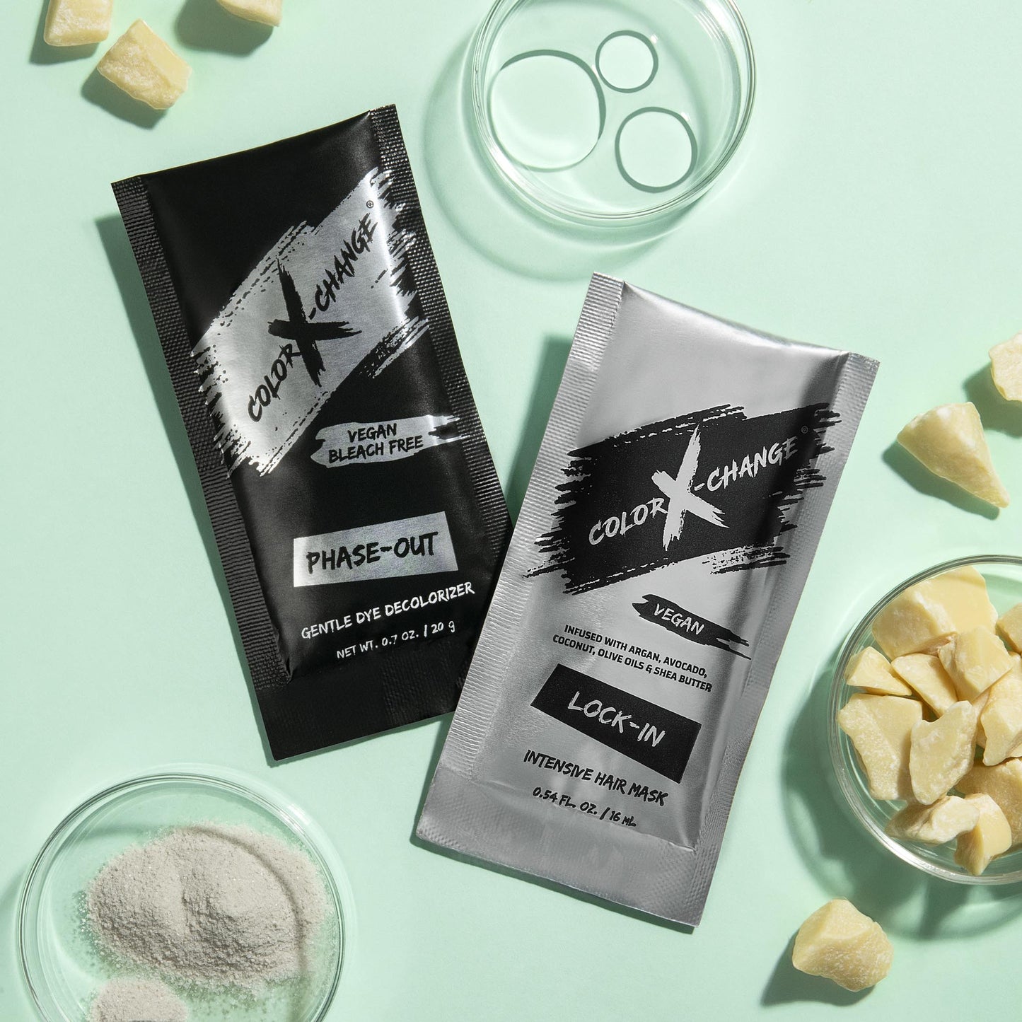 Phase-Out Gentle Dye Decolorizer + Intensive Hair Mask