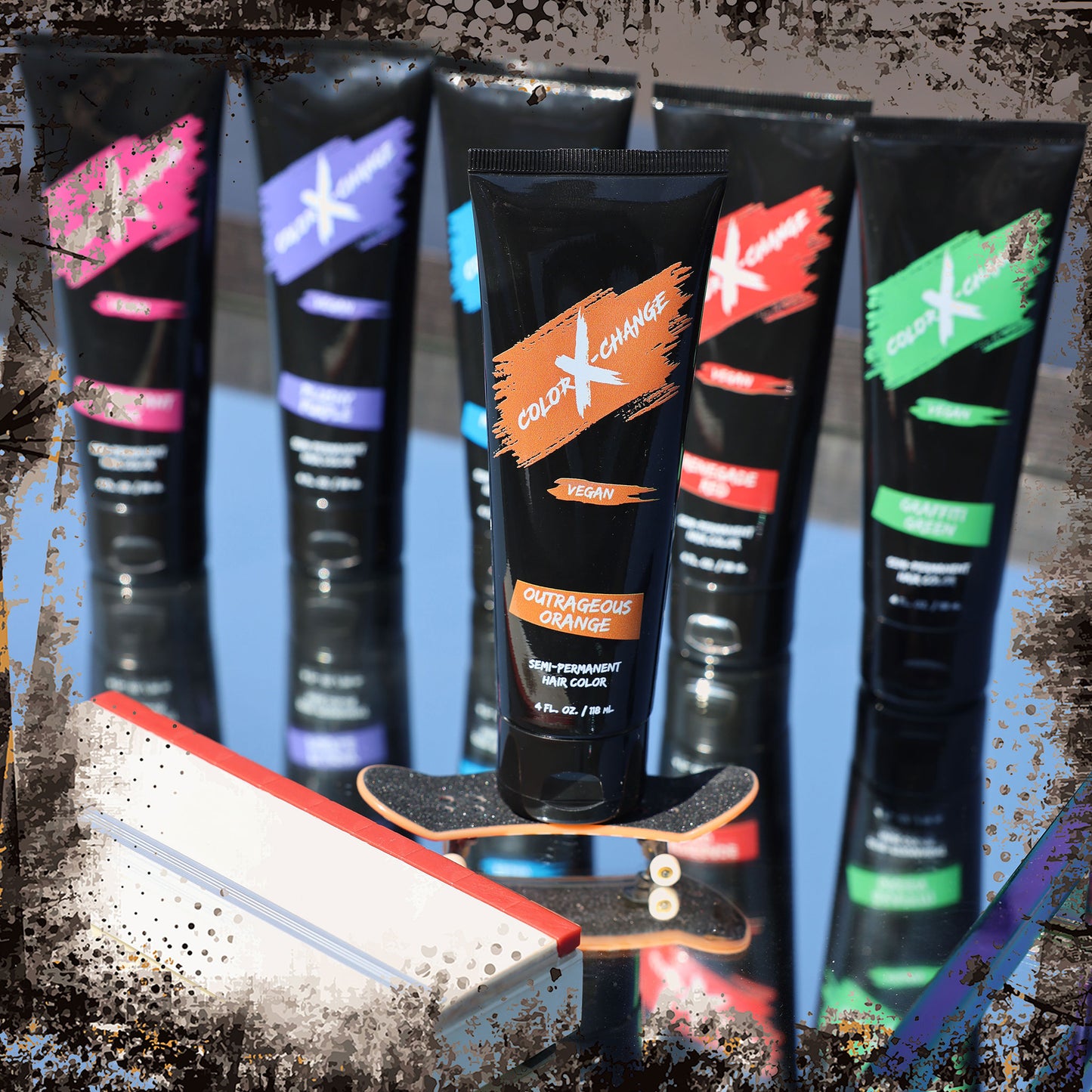 Outrageous Orange Semi-Permanent Hair Color