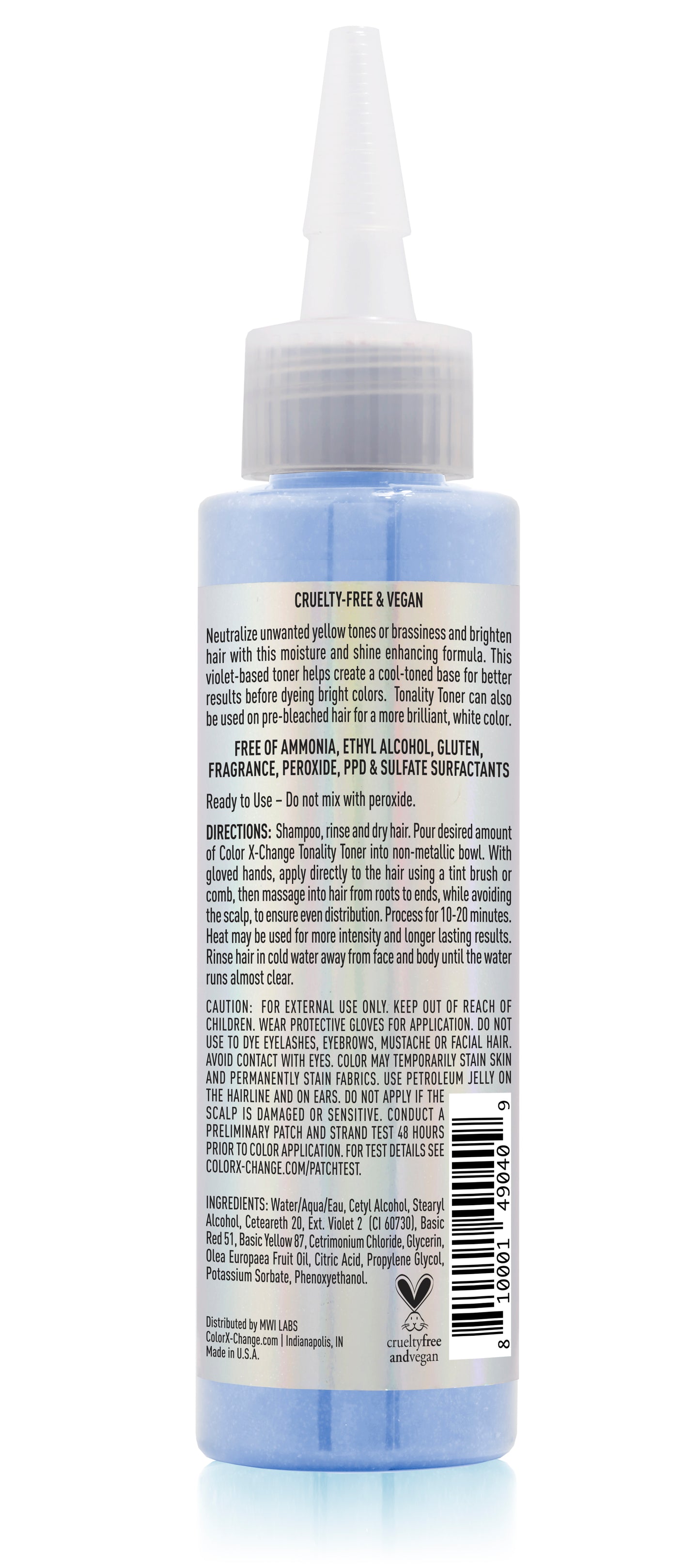Tonality Toner Semi-Permanent Hair Color